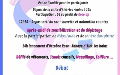 Octobre Rose, samedi 8 Octobre.