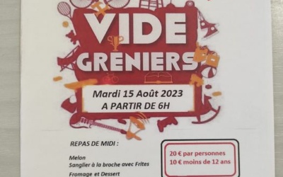 Repas du 15 Août, sanglier à la broche .