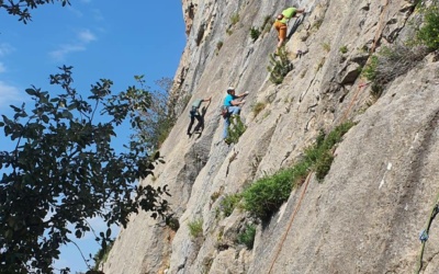 Inauguration de la falaise de Saint Salvayre